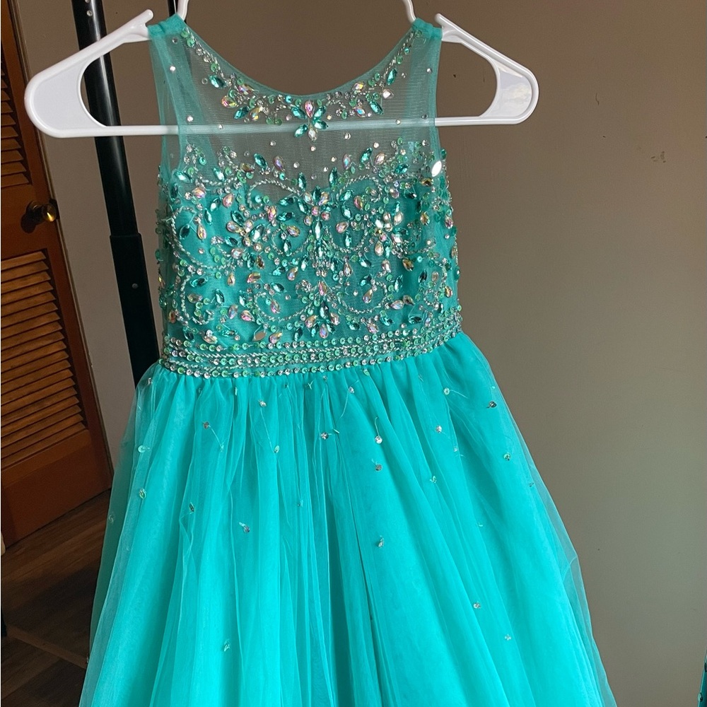 Tiffany Little Girls Size 2 Pageant Dress